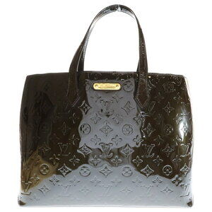 Louis Vuitton Vernis Wilshire Terre Dombre Tote Bag Brown Leather